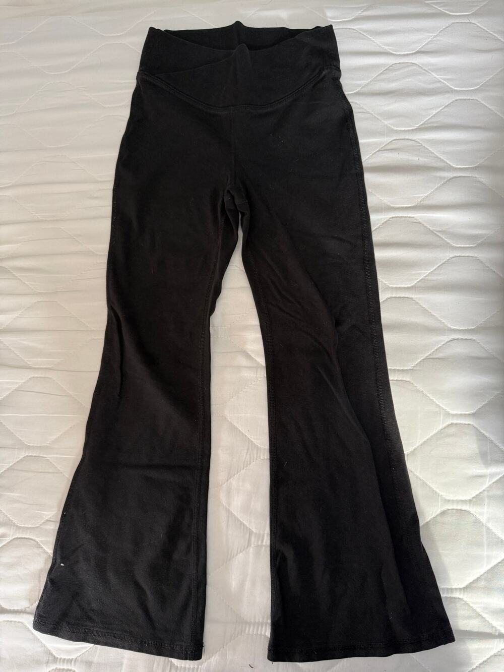 Oldy Navy Active High Rise Black Flair Leggings pants size 8